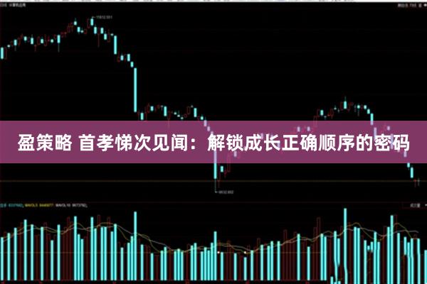 盈策略 首孝悌次见闻：解锁成长正确顺序的密码